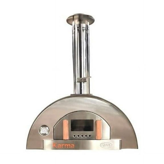 32 in. Karma 304 Stainless Steel Wood Fired Pizza Oven