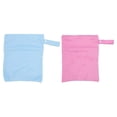 thumbnail image 1 of 2pcs Wet Dry Nappy Bags with Double Zipper for Diapers – Compact Durable Design for Travel Camping Daily Use Easy Organization, 1 of 4