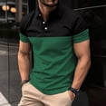 thumbnail image 2 of Men's Summer Leisure Culture Breathable Short Sleeved Shirt Top XL, 2 of 5