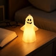 thumbnail image 5 of Tryvkinvive Halloween Decoration LED Hanging Ghost Lamp,Funny Ghost Light,Spooky Atmosphere Decor for Home Decor Supplies Outdoor,Indoor,Yard & Holiday Party Supplies, 5 of 7