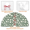 thumbnail image 4 of Sikiie Flowers With Leaves 30-48 inches {designName} Print Christmas Tree Skirt Snowman Xmas Tree Skirt with Edge Christmas Decorations for Holiday Party36", 4 of 7