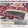 thumbnail image 5 of WANLISELL Area Rugs for Living Room, 4.6' x 6.6' Soft Red Rug with Non-Slip Backing, 5 of 6