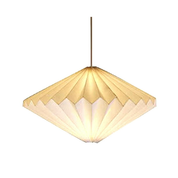 Sombra De Linterna Lámpara Nordic Paper Origami Lantern Shade Plegable Colgante Colgante Luz Decoración para el hogar Tmvgtek Para estrenar