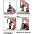 thumbnail image 2 of Keyless 3-digit combination padlock, blue., 2 of 5
