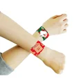 thumbnail image 5 of Pulseras navideñas lindejuan con forma de Papá Noel alce muñeco de nieve árbol de Navidad 2024, 5 of 5