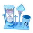 thumbnail image 3 of Portalápices de reloj de arena, luz de calle que , luz nocturna para decoración de oficina Medio Gloria sostenedor de la pluma de reloj de arena, 3 of 8