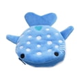 thumbnail image 2 of Pochette de Pièces Portable Requin Dessin Animé pour Rouge à Lèvres Bureau Cosmétiques Bleu, 2 of 8
