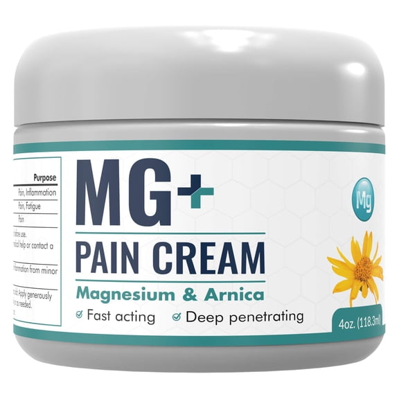 Mars Wellness MG  Therapeutic Pain Relief Cream, 4 oz