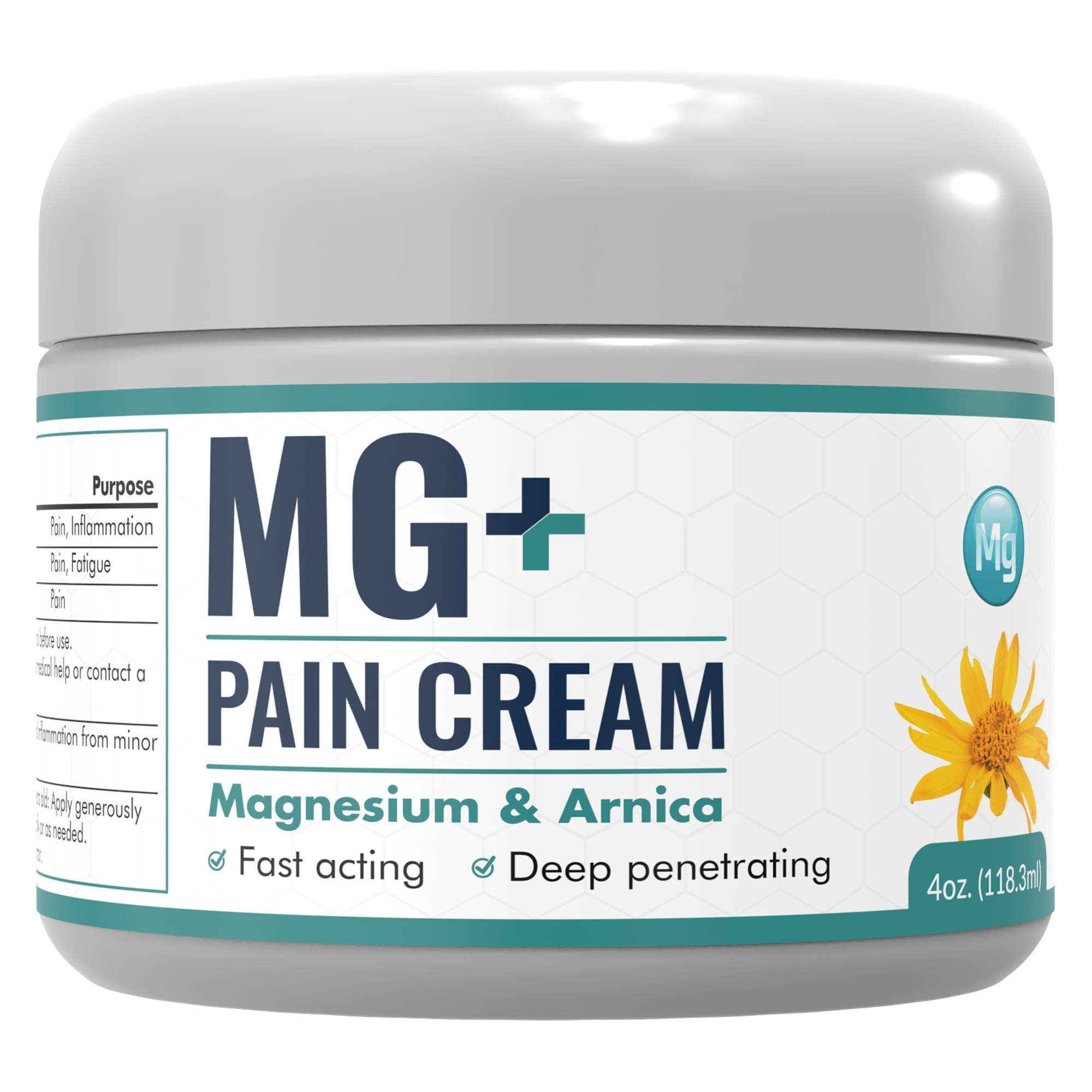 Mars Wellness MG+ Therapeutic Pain Relief Cream, 4 oz