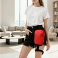 thumbnail image 3 of Sac de Cuisse pour Hommes et Femmes, Imperméable, pour Moto, avec Sangle Ajustable, Sac de Cuisse de Sport Sécuritaire pour la Conduite, la Randonnée en Plein Air, les Voyages, le Entraînement Physique et le Rangement Essentiel pour Téléphone et Portefeuille, 3 of 3