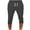 Dark Gray, variant on WIZUTIZ Men's Jogger Shorts Slim Fit Stretch Fabric Quick Dry Breathable Elastic Waist Drawstring Cropped Summer Casual Active Shorts