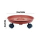 thumbnail image 3 of Soporte de plástico con ruedas para macetas | Carrito para macetas con ruedas giratorias | Soporte móvil para plantas de interior y exterior, 3 of 6