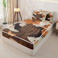 thumbnail image 2 of Castle Fairy Black Woman Zipper Twin Comforter Sets with Fitted Sheet and 2 Pillowcases,Romantic Floral Butterflies Zipper Bedding Set,Beige,Grey Reversible,4-Piece, 2 of 6