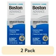 (2 pack) Boston ADVANCE Cleaner Eye Contact Lens Saline Solution for Rigid Gas Permeable Lenses, 1 fl oz