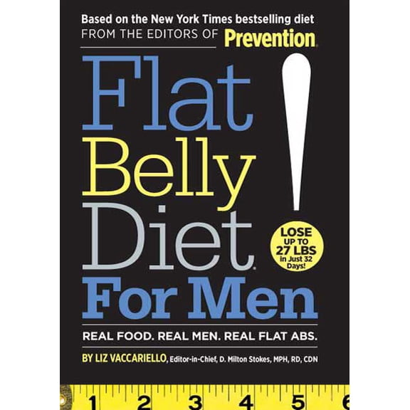 Flat Belly Diet! for Men: Real Food, Real Men, Real Flat Abs (Hardcover)