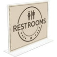 thumbnail image 6 of Deflecto, DEF879301, Anti-Glare Double-sided Sign Holder, 1 Each, Clear, 6 of 9