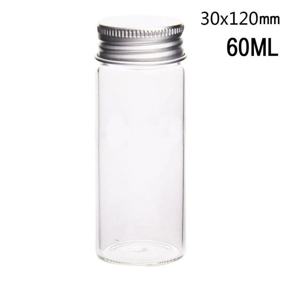 Vials Small Glass Bottles Mini Jars With Aluminum Screw 2022 Storage Top P6Q1
