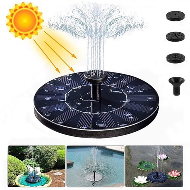 Fuente solar Askfv Bombas De Agua Solares 4 Cabezales De Patrón De Rociado Diferentes