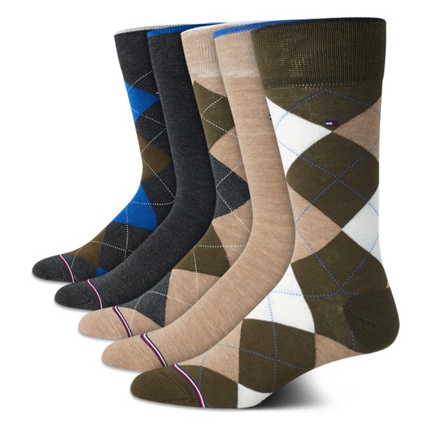Calcetines de vestir Tommy Hilfiger, 5 unidades, ligeros, para hombre