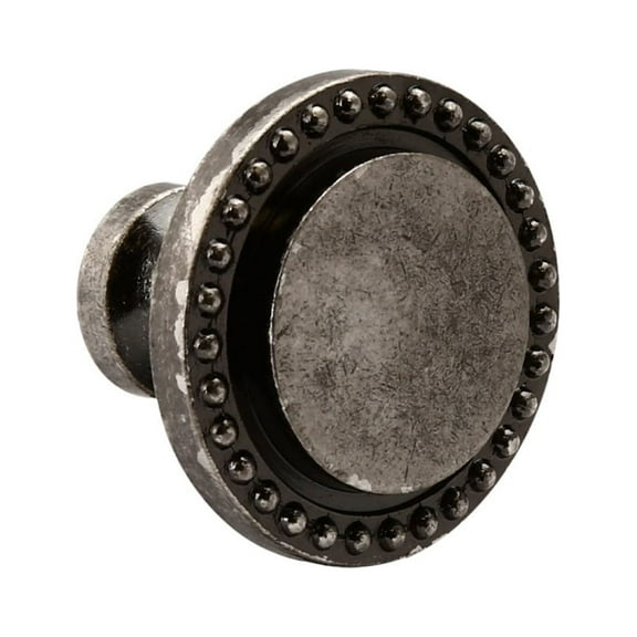Kitchen Cabinet Knob Pewter Brass 1 1/4" Dia | Renovators Supply