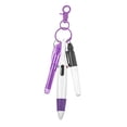 thumbnail image 2 of Lipstore 6xstylo avec Mousqueton Cadeau pour Infirmières Stylo Navette Polyvalent Rétractable violet 6 Pcs, 2 of 8