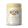 KOS Organic Plant Based Protein Powder, Vanilla, 20g Protein, 10 Servings, 13.05oz, 0.81lb