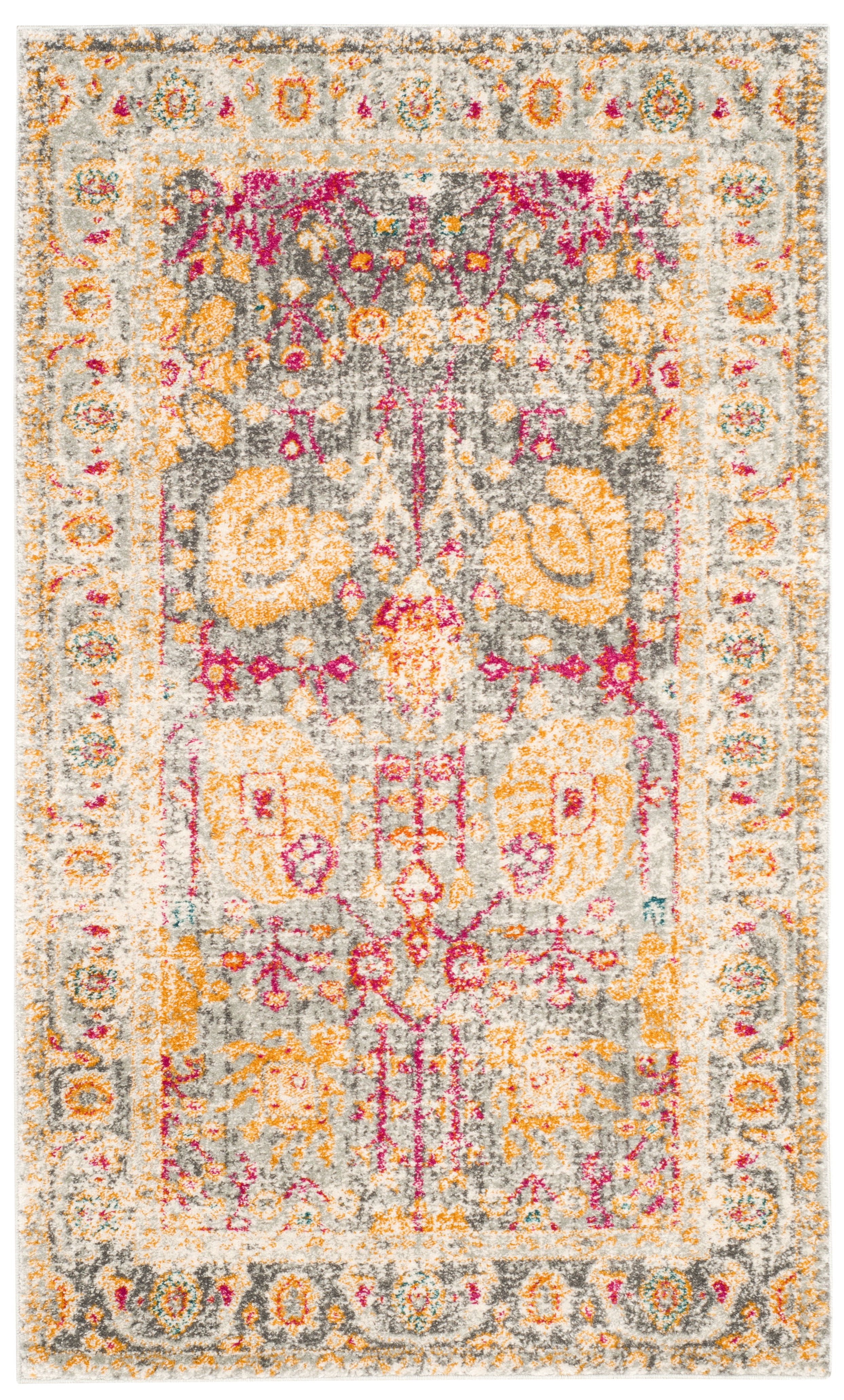 Safavieh Granada Blair Oriental Area Rug, Light Gray/Multi, 4' x 6'