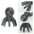 thumbnail image 3 of Unique Bargains 1 Pc Portable Octopus Head Massage Comb for Home Black Gray Resin, 3 of 5