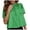 Green, variant on Women Lace-Detail Flared Blouse Short-Sleeve Crew Neck Lace Poplin Mesh Swing Top Elegant Loose Intricate Back Design (Black, M)