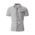 thumbnail image 4 of T-Shirt for Men Mens Black Button Down Shirt Shirt Men Cotton Shirts Men 2026, 4 of 7