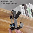 thumbnail image 2 of 4pcs Clamp-On Utility Hook for Handbags Backpack - Under Table Mount Holder Bag Hanger, Table Organizer for School & Office, 2 of 5