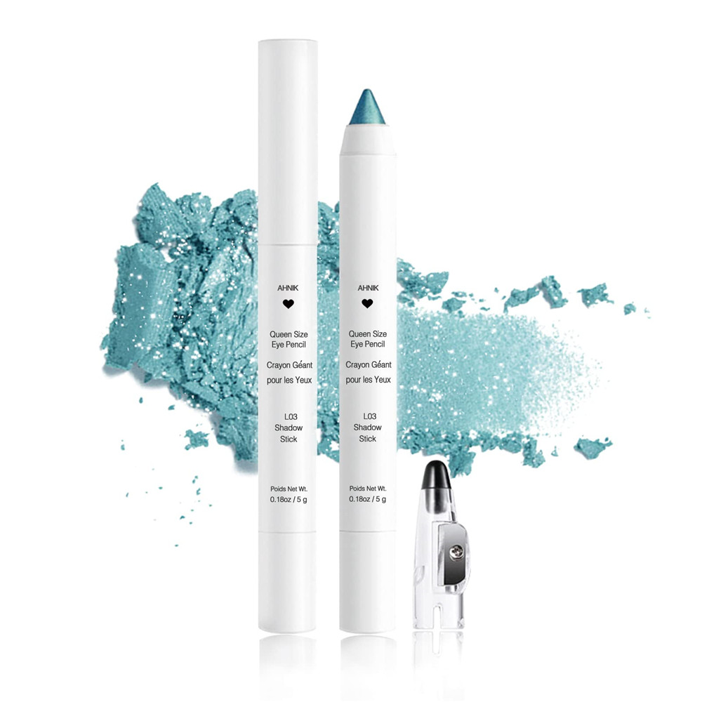 Cream Eyeshadow Stick, Shimmer Eyeshadow Pencil Crayon Long Lasting