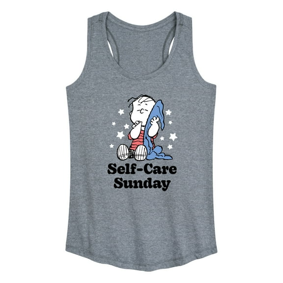 Peanuts - Self Care Sunday - Women's Racerback Tank Top