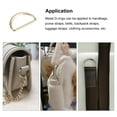 thumbnail image 5 of Metal D Rings Buckle, 15 Pack 40mm(1.57") 2.6mm Thick Welded D Rings Buckle, Gold Tone, 5 of 5