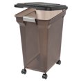 IRIS Premium Airtight Pet Dog Food Storage Container, 42Pounds, Smoke