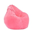 thumbnail image 2 of Funda de bolsa de frijoles Perfecl Peluche moderno impreso Sil para adultos Rosado, 2 of 8