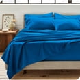 thumbnail image 3 of Bare Home Premium 1800 Ultra-Soft Double Brushed Microfiber Pillowcase Bulk Pack, Standard, 4 Pack, Medium Blue, 3 of 5