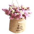 thumbnail image 1 of Coofit Artificial Flower Decorative Hanging Plant Wall Hanging Ornament with Sack, 1 of 7