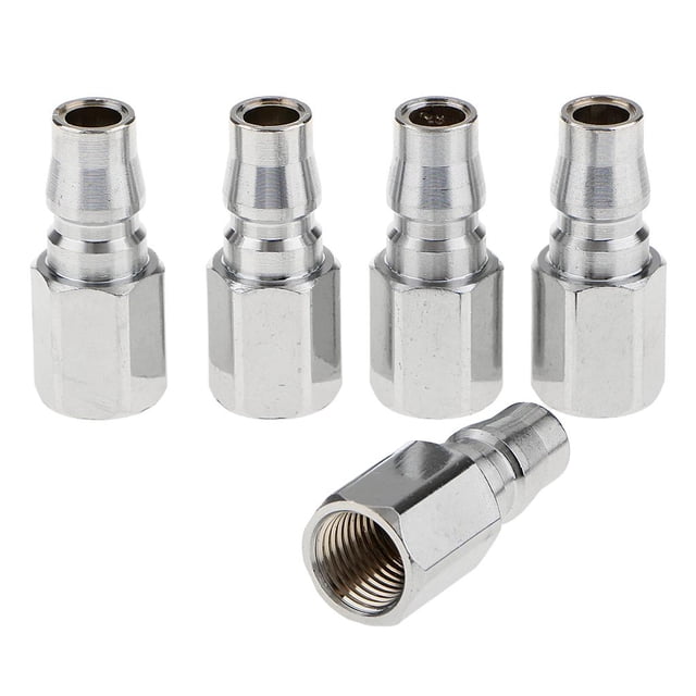 2 uds/5 uds acoplador rápido conector de línea de de aire accesorios de acoplador para compresor F Zulema Conector de manguera de línea de aire