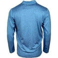 thumbnail image 2 of Page & Tuttle Mens Heather Colorblock Quarter Zip Pullover, 2 of 2