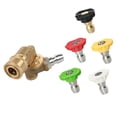 thumbnail image 1 of Accesorios para Lavadora a Presión 5 Boquillas de Pulverización con Acoplador Giratorio de Conexión Rápida 1/4 Pulgadas 4500 PSI Perfecl, 1 of 7
