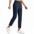 thumbnail image 4 of Simua Cropped Pants for Women High Waist Stretch Womens Golf Trousers for Spring Fall with Pockets, 4 of 8