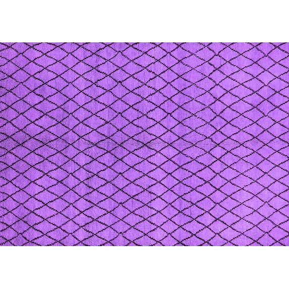 Ahgly Company Indoor Rectangle Oriental Purple Industrial Area Rugs, 2' x 4'