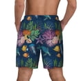 thumbnail image 4 of Goofa Undersea Animals Printed Men's Swim Trunks Board Shorts Quick Dry Mens Swimming Trunks with Compression Liner,Breathable Fit Hawaii Beach Shorts-Large, 4 of 9