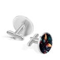 thumbnail image 3 of Firefly Elegant Stainless Steel Cufflink and Shirt Clip Set for Formal Attire - for Weddings and Business Meetings, 3 of 6