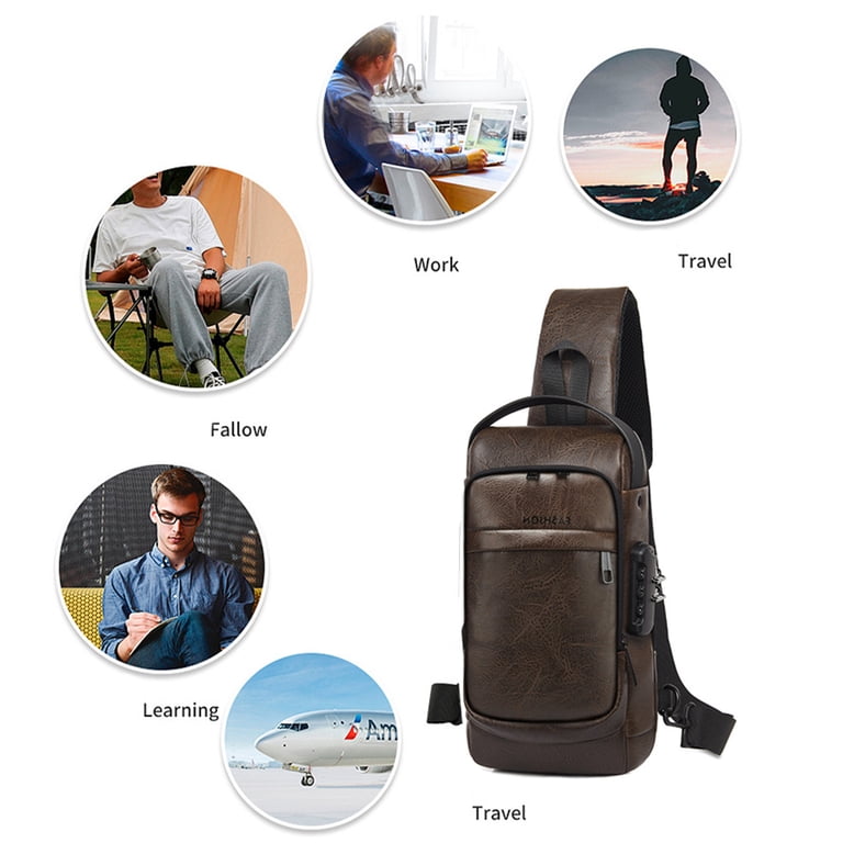 crossbody bag tablet travel Geestock Convertible Sling for Women Men, Lightweight Backpack Daypack Chest Bag Fit 7.9" for Travel, Sport, Hiking & Commute, Navy Blue, 7.09in3.15in12.60in the seriously tough ECOFAB fabric is also eco nuoku Large Crossbody Bag for