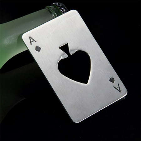 Weefy Stainless Steel Credit Card Size Casino Poker Bottle