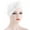 White, variant on Uooqdmx Head Wraps for Women, Turbans for Women, Pre Tied Head Scarf for Women, Hat Cap Bonnet Turban Wrap Cover Women Muslim Head Hair Caps, Beanie, Army Green One Size