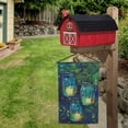 thumbnail image 5 of Be a Light to The World Candle Jar Summer Night House Garden Flag Burlap Double Sided 12x18 inch, 5 of 6