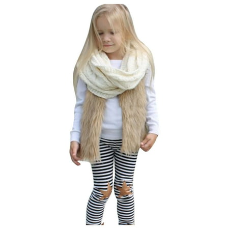 

MQLKF Toddler Baby Kids Girls Winter Villus Coat Outwear Thick Warm Windproof Warm Soft Coat Clothes Leisure Cute Trendy Girls Outerwear